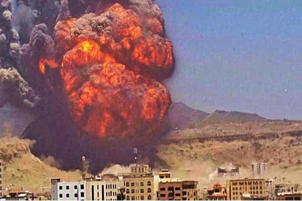 عکس انفجار یمن 