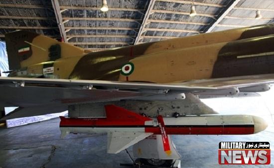 موشک نصر هواپایه نصب شده روی جنگنده