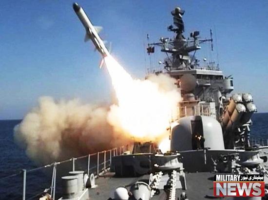 حمله موشکی روسیه از دریای مدیترانه به شهر رقه در سوریه 