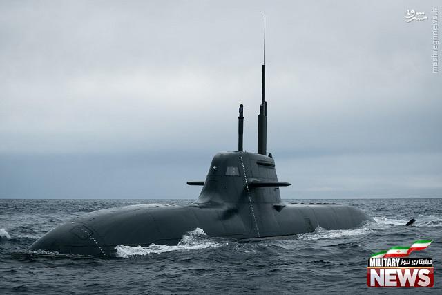 تحویل زیردریایی جدید به ایتالیا+عکس