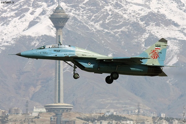قدرت نظامی ایران از نظر نیروی هوایی