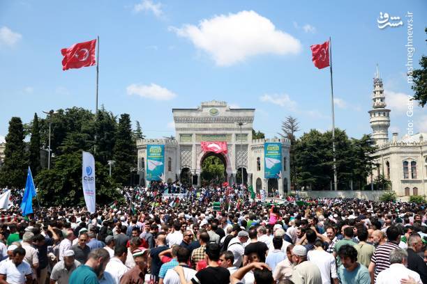 تظاهرات ضدصهیونیستی همزمان با «روز خشم» در استانبول