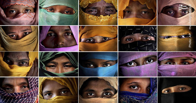زنان عزتمند روهینگیایی که آسوشیتدپرس به سراغ آنها رفته و از تجاوز سربازان وحشی میانمار، گزارش مستند تهیه کرده است.