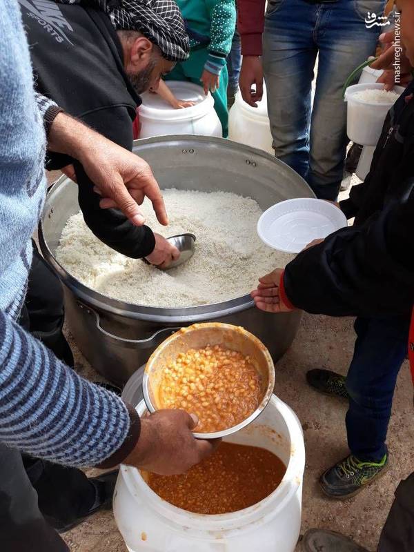 کمک رسانی مردم نبل و الزهرا به آوارگان شهر عفرین سوریه