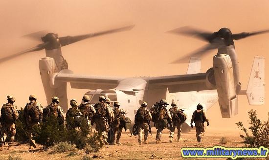1280px 3rd Battalion 3rd Marines Osprey flights - معرفی (وی-۲۲ آسپری) که هم بالگرد است هم  هواپیما!