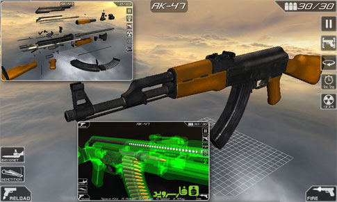 Gun Disassembly 2 7 - معرفی و دانلود دو اپلیکیشن شبیه ساز کار و شلیک با اسلحه