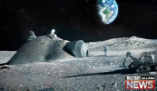 russian base camp in moon (1) - روسیه در حال برنامه ریزی برای احداث یک پایگاه کامل فضایی در کره  ی ماه !