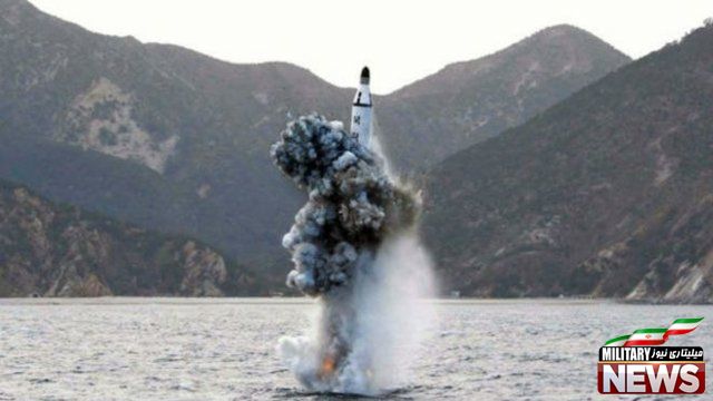 کره‌شمالی از یک زیردریایی موشک بالستیک شلیک کرد