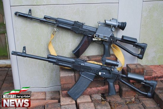 ak 100 in india 550x368 - هند اسلحه ی AK-100 را تحت لیسانس روسیه تولید می کند