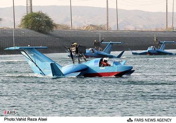 ایران از اولین قایق پرنده بدون سرنشین خود رونمایی کرد