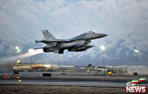 سقوط جنگنده اف ۱۶ آمریکا دقایقی پس از پرواز