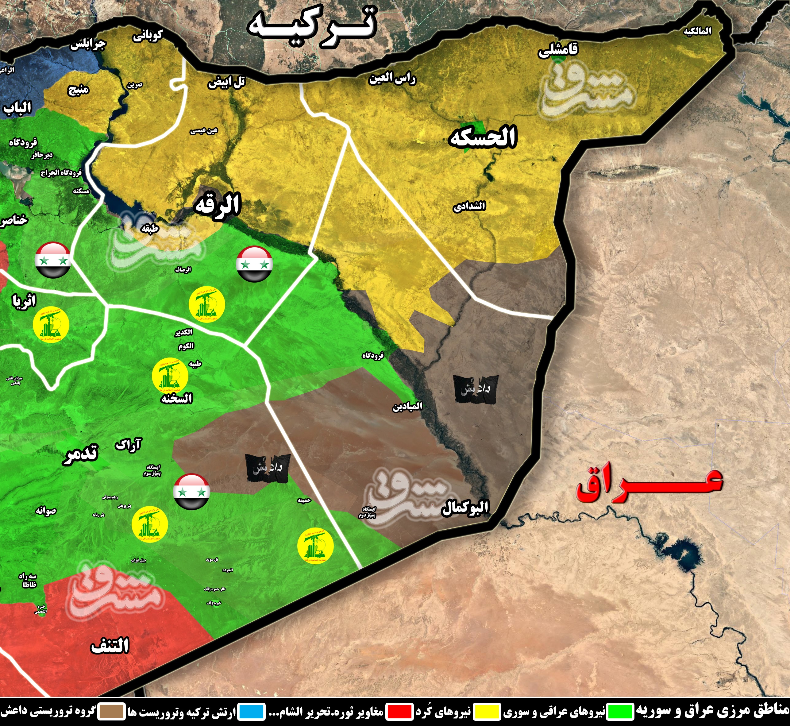 2082564 - عملیات پاکسازی آخرین بقایای داعش در غرب شهر دیرالزور آغاز شد/ ۹۳ درصد نگین فرات در کنترل نیروهای جبهه مقاومت + نقشه میدانی
