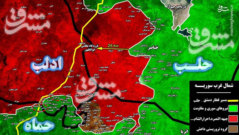 شخم جبهه النصره در جنوب امارت خود خوانده؛ جبهه مقاومت به ورودی شرقی مهم ترین پایگاه تروریست ها در جنوب ادلب رسید + نقشه میدانی و تصاویر