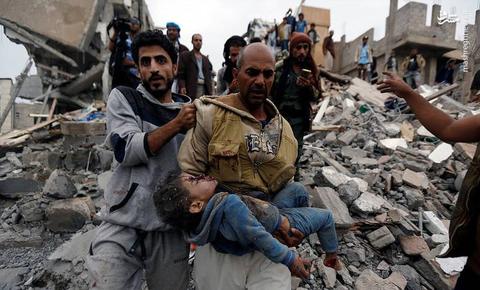 ۳۰ کشته در حمله هوایی عربستان به غرب یمن