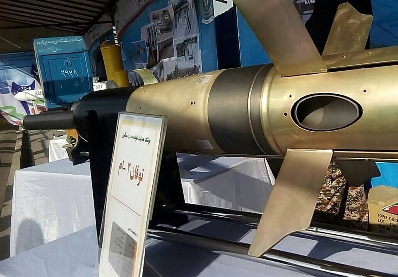 2189134 - رونمایی از جدیدترین موشک ضدزره ایرانی با نام «توفان ۲ - M»+ عکس