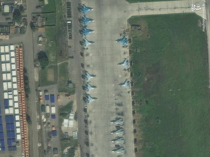 عکس/ پایگاه هوایی روس‌ها در سوریه در آمادگی کامل