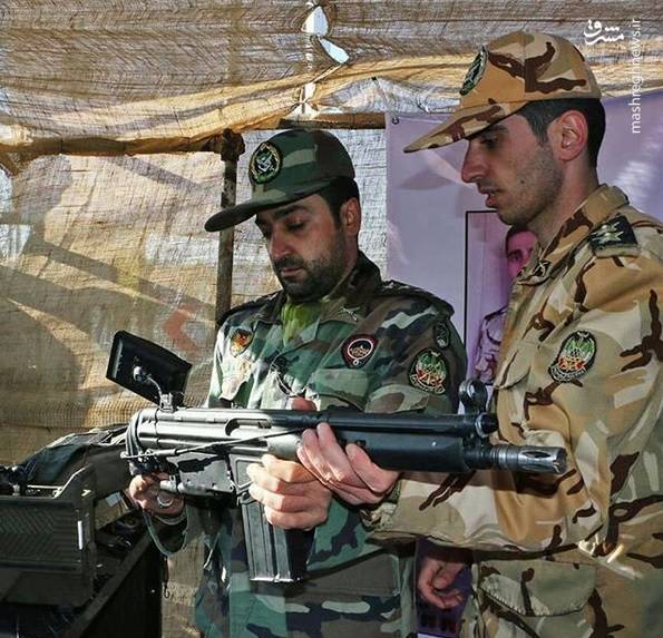عکس/ اسلحه ژ-3 «زاویه زن» در ایران