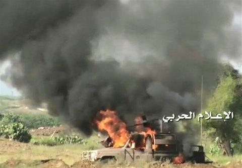 حمله موشکی به انبار سلاح عربستان در جیزان