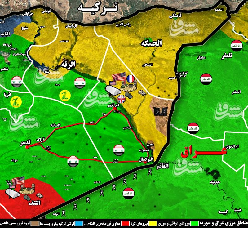 2288188 - حملات سنگین ترویست‌های داعش در مناطق مرزی مشترک عراق و سوریه + نقشه میدانی و عکس