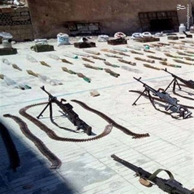 2313124 - کشف سلاح‌های ساخت اسرائیل در حومه حمص +عکس